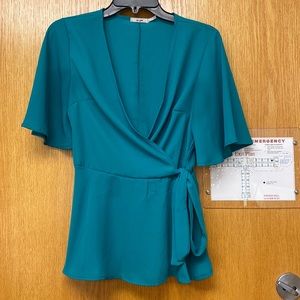 Teal dressy shirt
